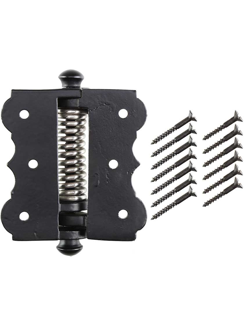 Late Victorian Style Cast Iron Screen Door Hinge House of Antique