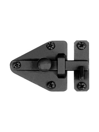 Alternate View 3 of Forged Iron Arrowhead Lift Style Surface Latch.