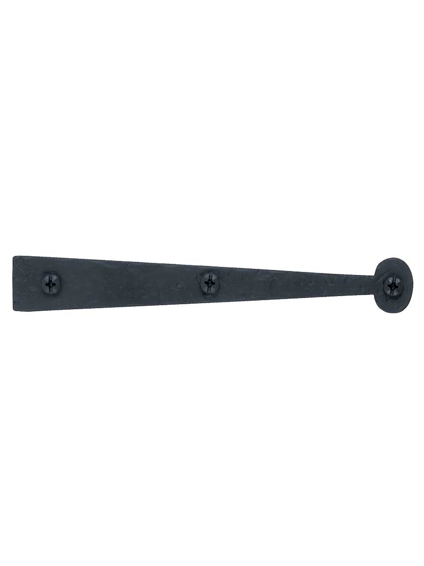 Alternate View of Pair of 5 7/8 inch Rough Iron Bean Dummy Straps.