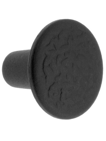 Rough Round Iron Cabinet Knob - with 1 inch Diameter.