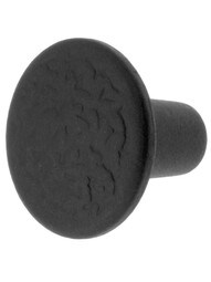 Rough Round Iron Cabinet Knob - with 1" Diameter