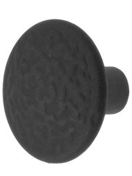 Rough Round Iron Cabinet Knob - with 1 3/8" Diameter