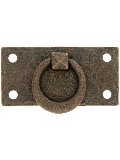 Arts and Crafts Horizontal Pull With Round Ring.