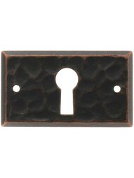 Arts & Crafts Keyhole Cover in Oil-Rubbed Bronze