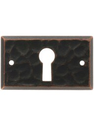 Arts & Crafts Keyhole Cover in Oil-Rubbed Bronze