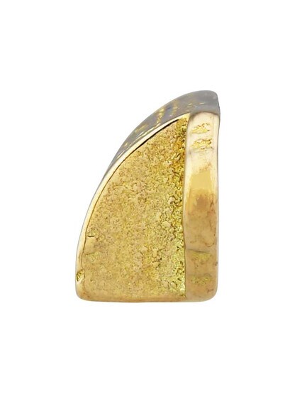Alternate View of 3 1/2 inch Egg and Dart Bin Pull In Unlacquered Cast Brass