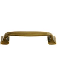 Classic Offset Drawer Pull in Antique-By-Hand - 3 1/2" Center to Center