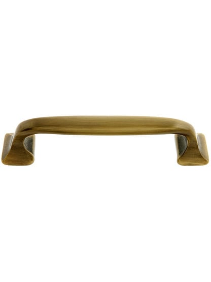 Classic Offset Drawer Pull in Antique-By-Hand - 3 1/2 inch Center to Center