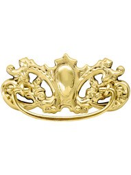Late Victorian-Style Brass Bail Pull - 3 inch Center-to-Center.