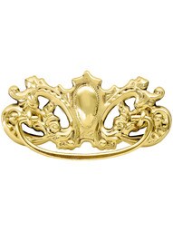 Late Victorian-Style Brass Bail Pull - 3" Center-to-Center