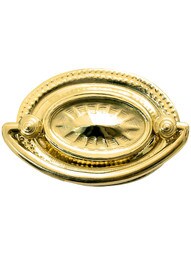 Small Hepplewhite Style Double Post Pull - 2" Center-to-Center