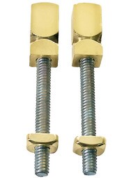 Solid Brass Square Bail-Pull Posts - 5/8" Projection