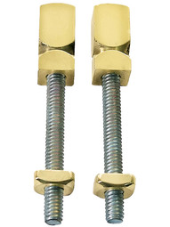 Solid Brass Square Bail-Pull Posts - 5/8" Projection