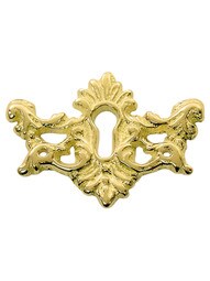 Decorative Solid Brass Keyhole Cover