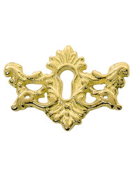Decorative Solid Brass Keyhole Cover