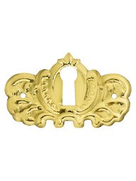 Stamped Brass Keyhole Cover