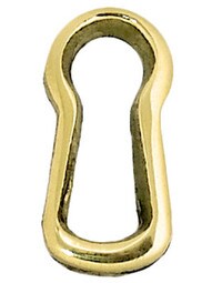 Solid-Brass Key Hole Insert - 5/8"