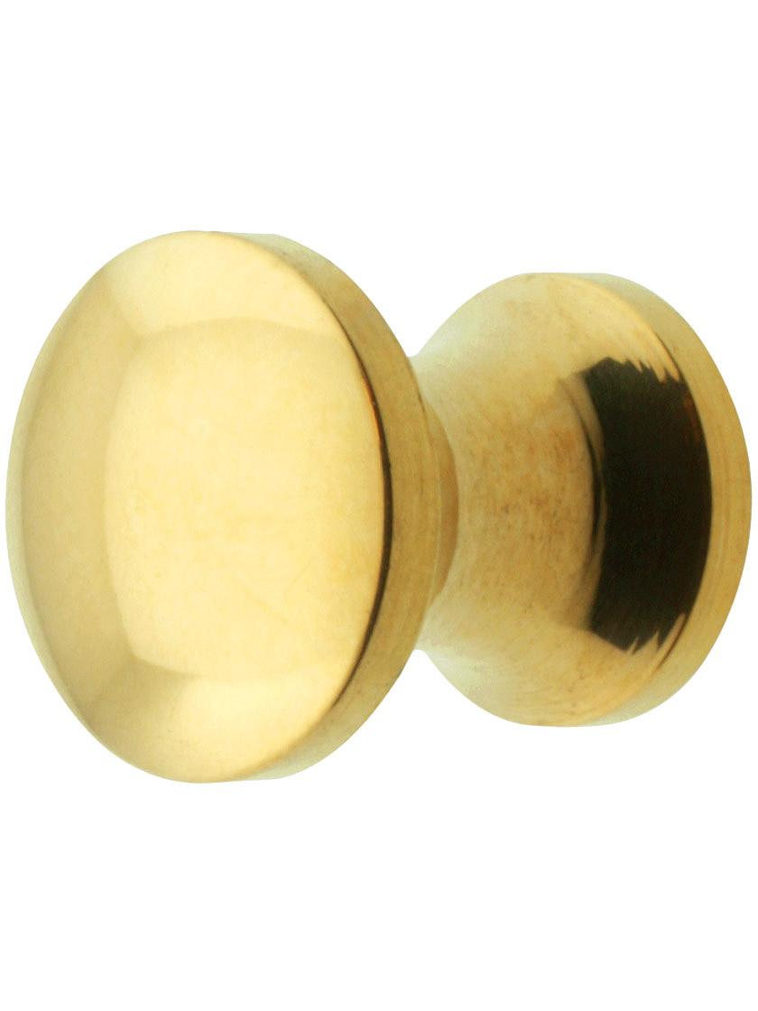 Tiny Brass Knob 3/8" Diameter House of Antique Hardware