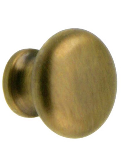 Mushroom Style Cabinet Knob in Antique-By-Hand - 3/4 inch Diameter