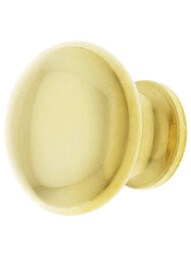 Mushroom Style Cabinet Knob - 3/4" Diameter