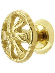 Small Pinwheel Cabinet Knob - 1 3/8 inch Diameter