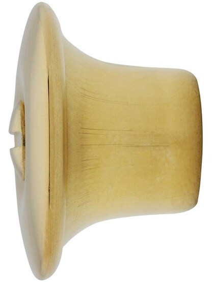 Alternate View 2 of Stamped Brass Hoosier Cabinet Knob - 1 1/8 inch Diameter.