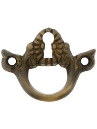 Victorian Drawer Pull with Keyhole In Antique-By-Hand - 1 11/16" Center-to-Center