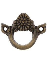 Victorian Cabinet/Drawer Pull w/out Keyhole In Antique-By-Hand - 1 11/16" Center-to-Center