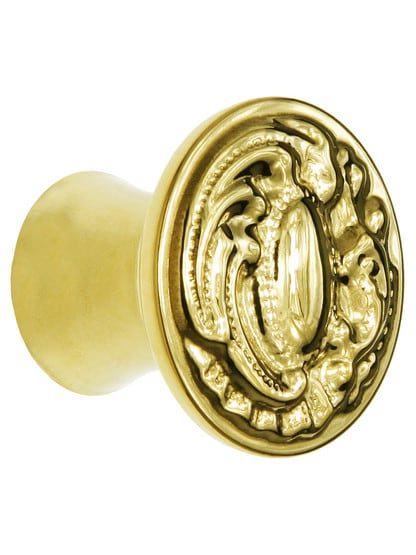 Small Victorian Dresser Knob - 1 1/16 inch Diameter