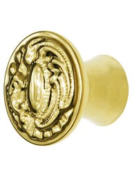Small Victorian Dresser Knob - 1 1/16 inch Diameter
