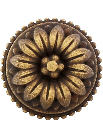 Alternate View 2 of Curved Flower Petal Knob - 1 1/8-Inch Diameter.