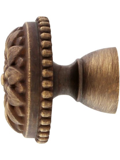 Alternate View of Curved Flower Petal Knob - 1 1/2-Inch Diameter.