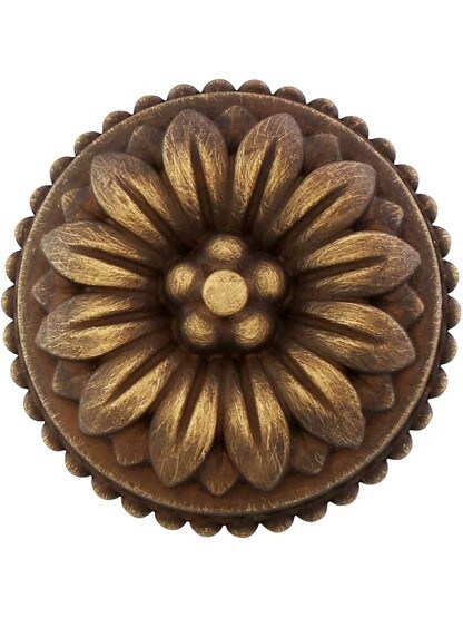 Alternate View 2 of Curved Flower Petal Knob - 1 1/2-Inch Diameter.