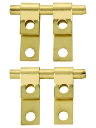 1/2" x 1 1/2" Pair of Mirror Mounting Friction Hinges