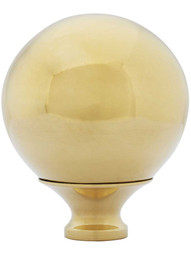 2 inch Solid Brass Bed Ball Finial.