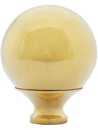 1 3/4" Solid Brass Bed Ball Finial