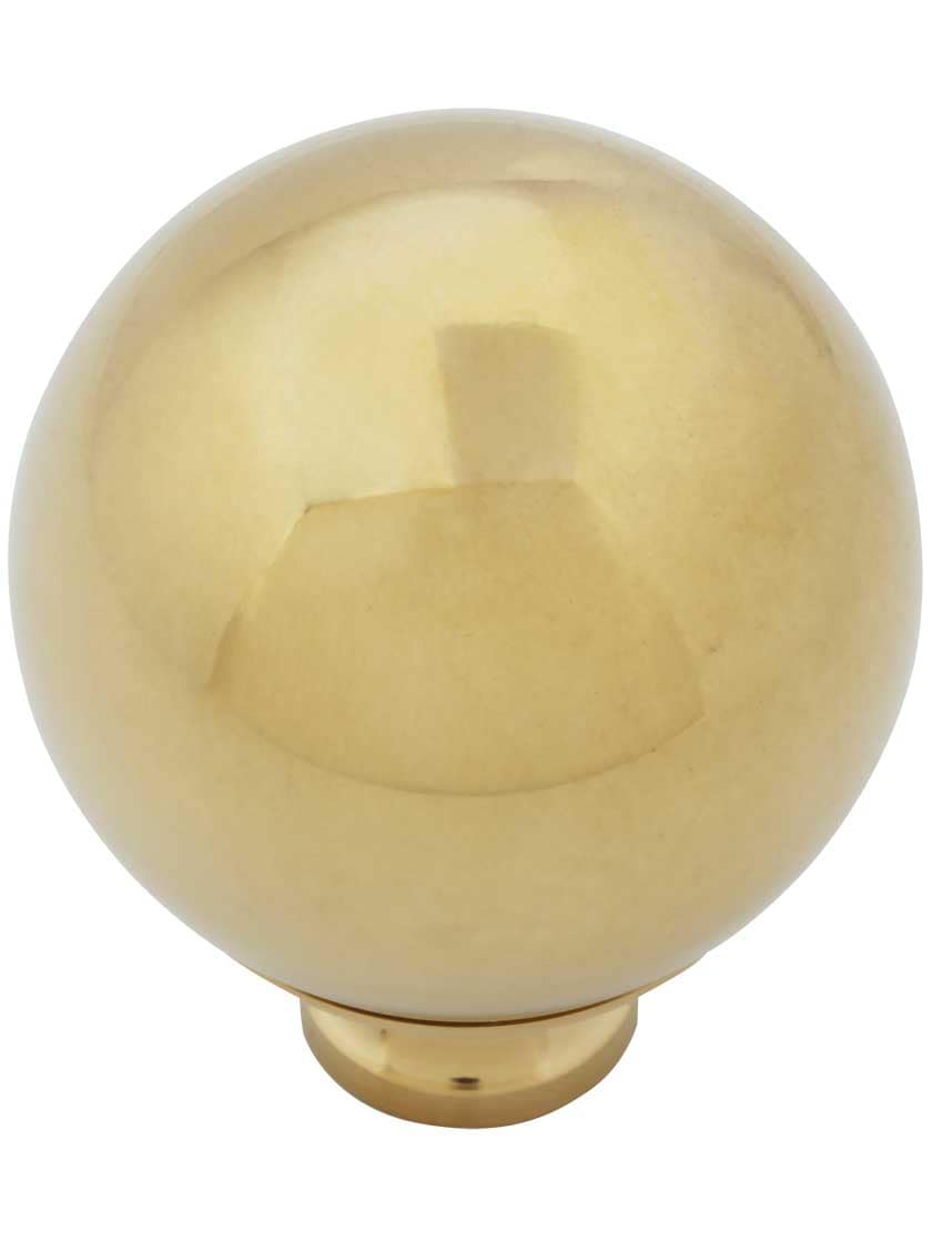 Alternate View of 1 3/4 inch Solid Brass Bed Ball Finial.