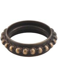 Large Beaded Caster Ring in Antique-by-Hand