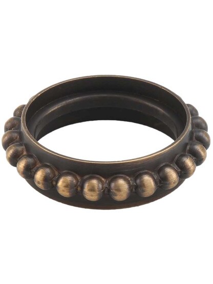 Large Beaded Caster Ring in Antique-by-Hand.