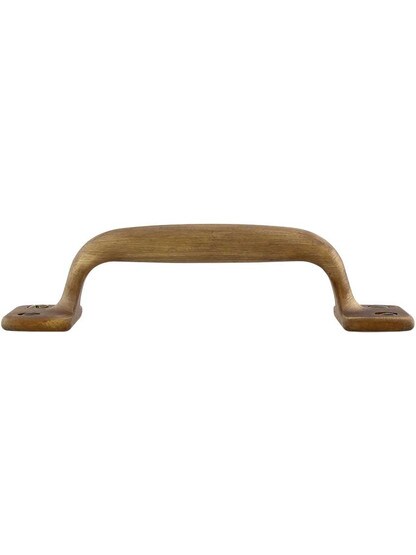 Alternate View of 4 3/8-Inch On Center Solid Brass Handle.
