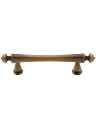 Classical Revival Drawer Pull - 3 inch Center to Center in Antique-By-Hand Finish.