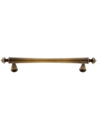 Large Classical Revival Drawer Pull - 5 inch Center to Center in Antique-By-Hand Finish.