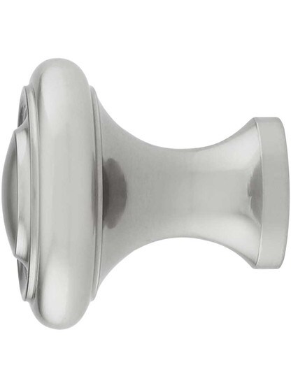 Alternate View of Brass Ringed Knob - 1-Inch Diameter.