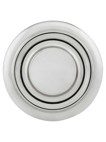 Alternate View 2 of Brass Ringed Knob - 1-Inch Diameter.
