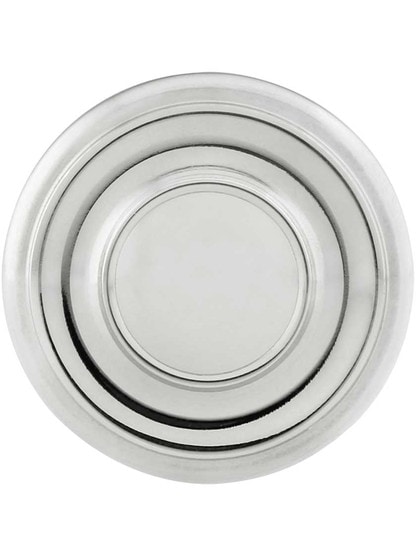 Alternate View 2 of Brass Ringed Knob - 1 1/4-Inch Diameter.