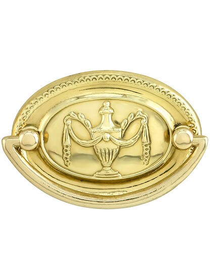 Medium Neoclassical Style Double Post Pull - 2 1/2 inch Center-to-Center .