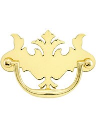 English Chippendale Brass Bail Pull - 3" Center-to-Center