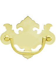 Chippendale-Style Brass Bail Pull - 2 1/2-Inch Center-to-Center