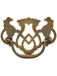 Chippendale Griffin Bail Pull in Antique-by-Hand - 3-Inch Center-to-Center