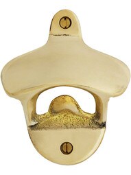 Solid Brass Bottle Opener.